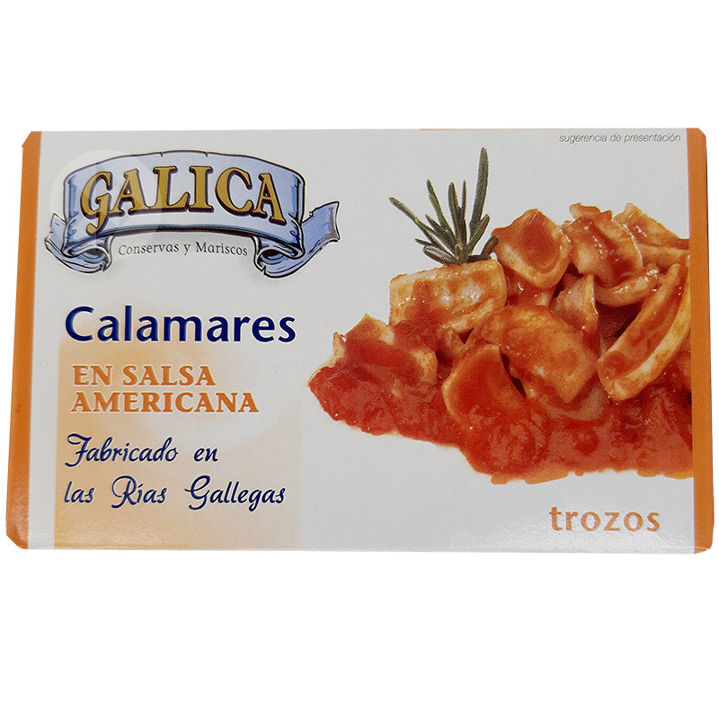 CALAMARES EN SALSA AMERICANA LATA OL-120